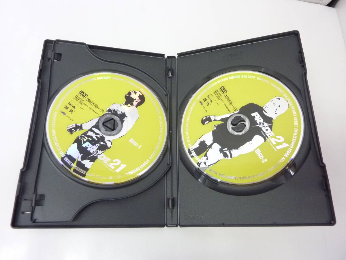 [DVD] PRIDE.19*20*21 нераспечатанный 2 пункт вскрыть 1 пункт PRIDE боевые искусства DVD 3 шт. комплект упаковка разрыв есть Don * fly vs высота гора .. и т.п. 