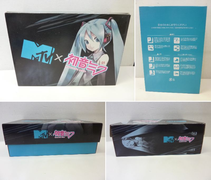 MTV × 初音ミク コラボ ハイカット スニーカー 26cm 箱付きの画像9