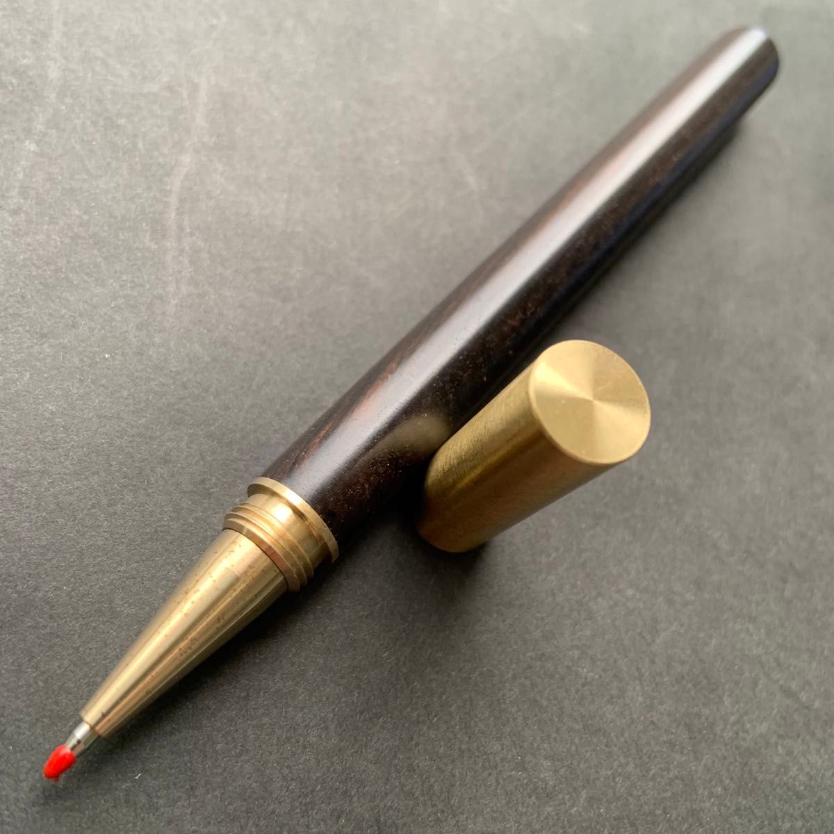 木製ボールペン　木軸ボールペン　黒檀 木軸ボールペン 木製ボールペン 黒檀
