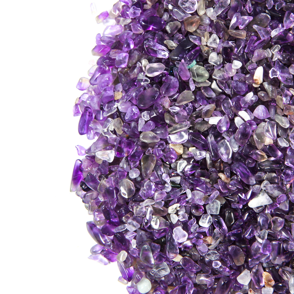 さざれ石　アメジスト　紫水晶②　天然石　約0.３㎝～約0.５㎝　約100g _画像6