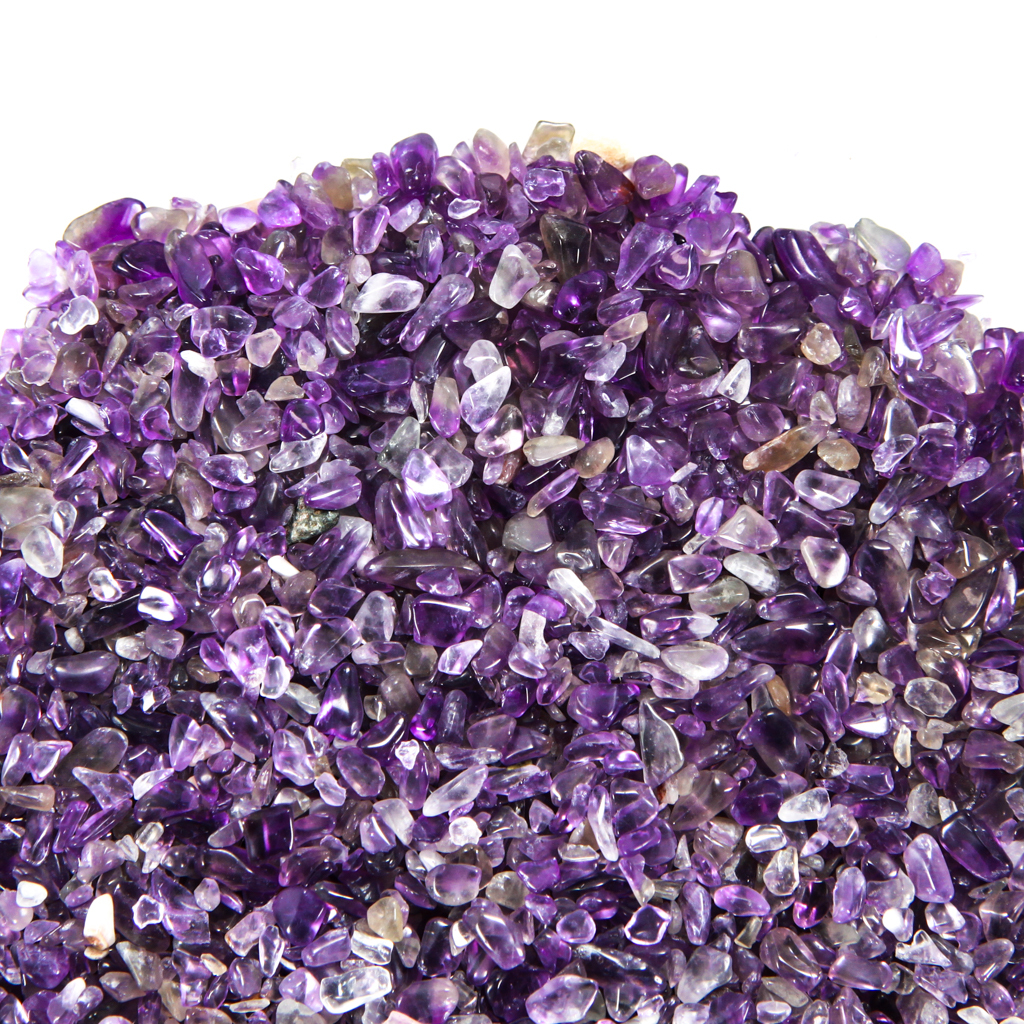 さざれ石　アメジスト　紫水晶②　天然石　約0.３㎝～約0.５㎝　約100g _画像4