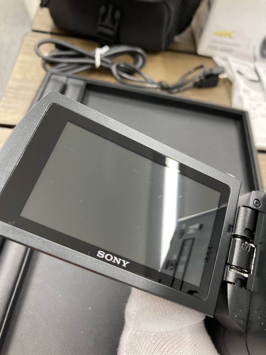 【ソニー(SONY) 4K ビデオカメラ Handycam FDR-AX45(2020年購入品)】ブラック_画像3