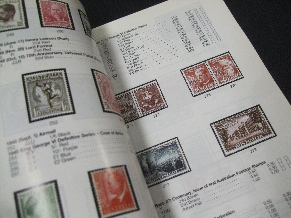 オールカラー「オーストラリア切手カタログ2002 ポケットサイズ版」1冊。未使用品。とても良好_画像5