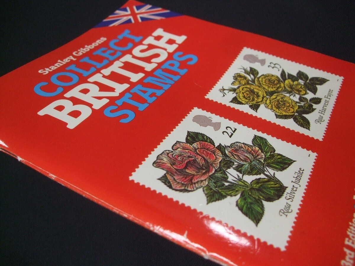 オールカラー「ギボンズ英国切手カタログ」1冊、簡易版。1991頃まで。使用済中古品の画像2