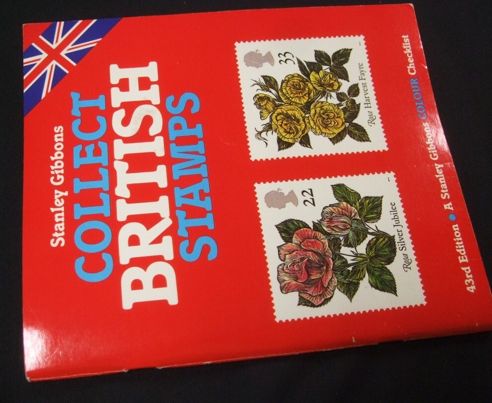 オールカラー「ギボンズ英国切手カタログ」1冊、簡易版。1991頃まで。使用済中古品の画像1