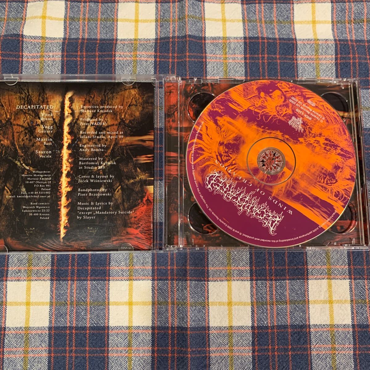 DECAPITATED / WINDS OF CREATION 限定盤 CD+ DVD2枚組 レア　希少　デスメタル deathmetal_画像2