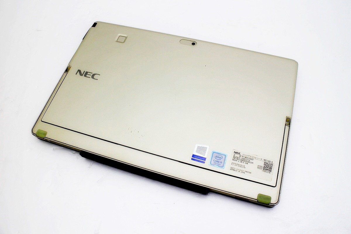 【JUNK】 1円スタート NEC PC-VKT12SGG3 Windows 10 Pro 64bit OS起動確認のみ タブレットPC ACアダプタ スタイラスペン付属【tkj-02355】_画像3