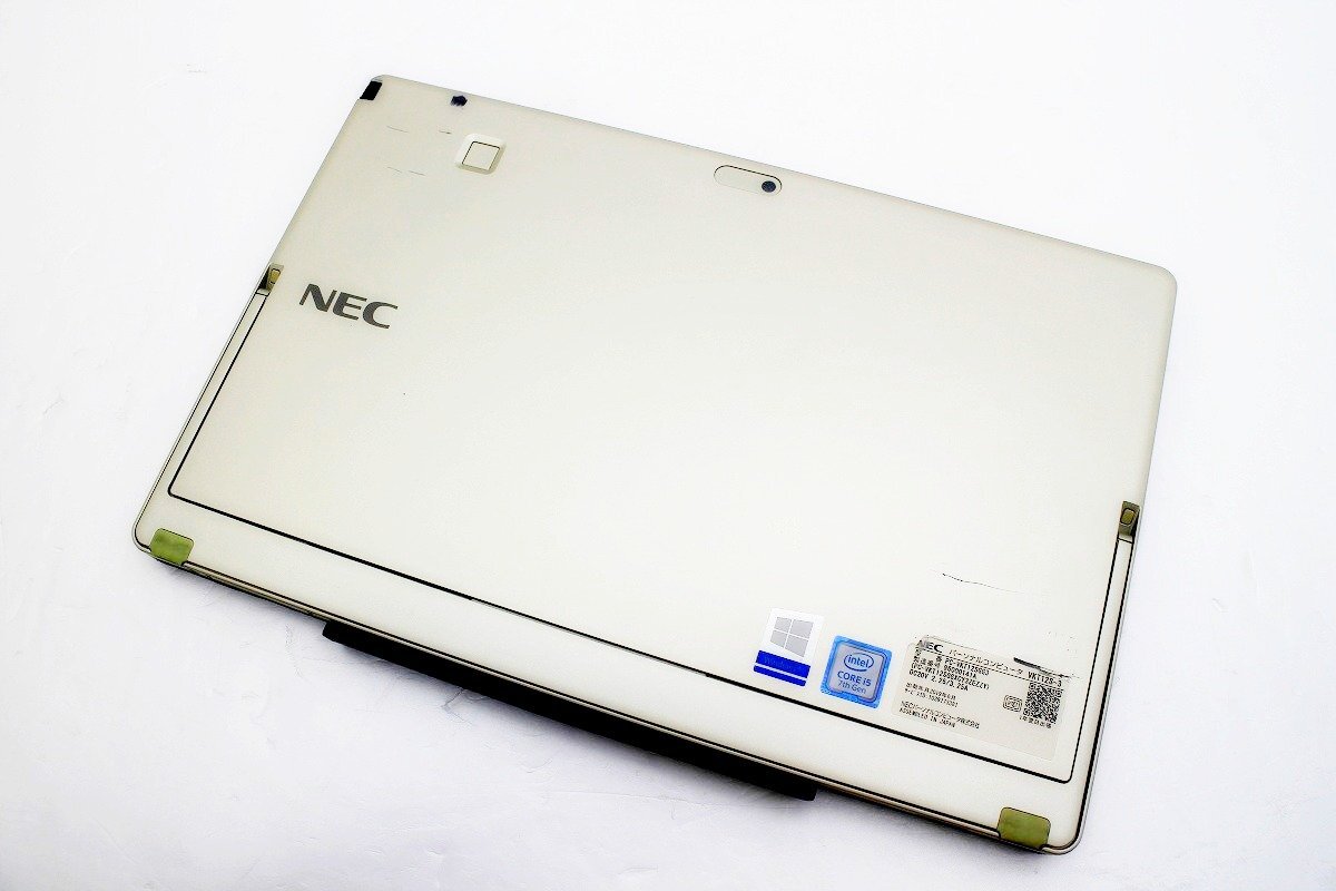 【JUNK】 1円スタート NEC PC-VKT12SGG3 Windows 10 Pro 64bit OS起動確認のみ タブレットPC ACアダプタ スタイラスペン付属【tkj-02351】_画像3