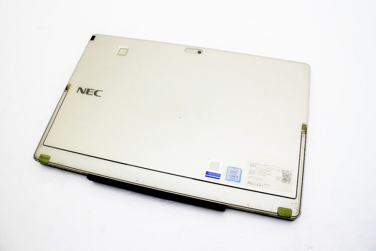 【JUNK】1円スタート NEC PC-VKT12SGG3 Windows 10 Pro 64bit OS起動確認のみ タブレットPC タイプカバー スタイラスペン付属【tkj-02354】_画像3