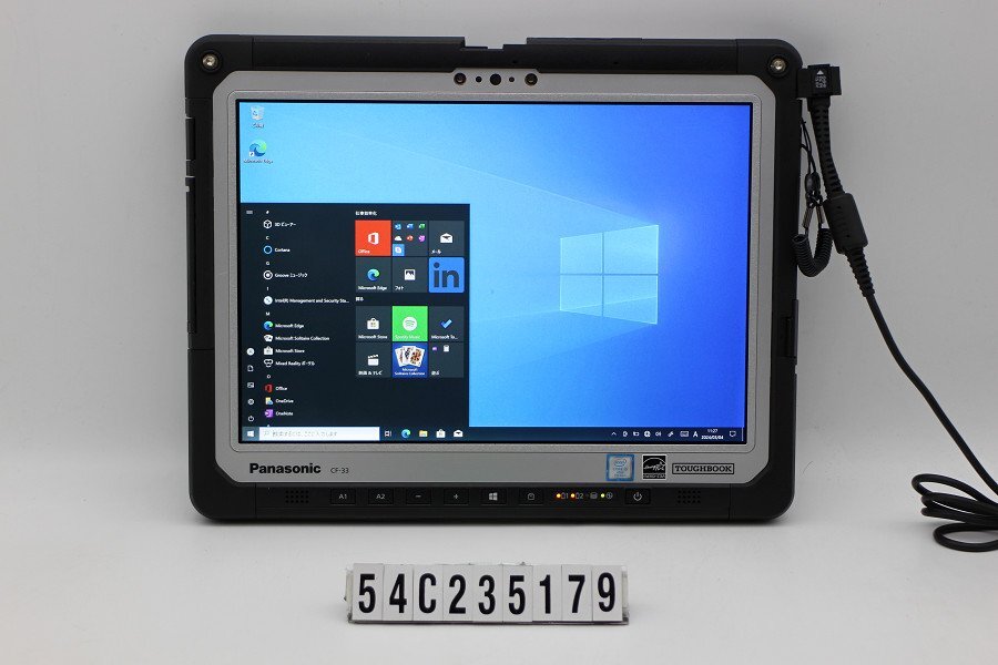 【ジャンク品】Panasonic CF-33ABHAQVJ Core i5 7300U 2.6GHz/8GB/256GB(SSD)/Win10 タッチパネル不良 AC欠品 【54C235179】_画像1