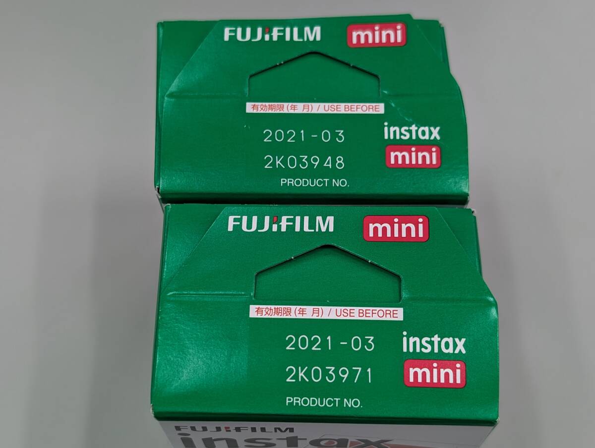 【期限切れ・ジャンク】未開封 チェキ フィルム 10枚×4パック分 instax mini_画像2