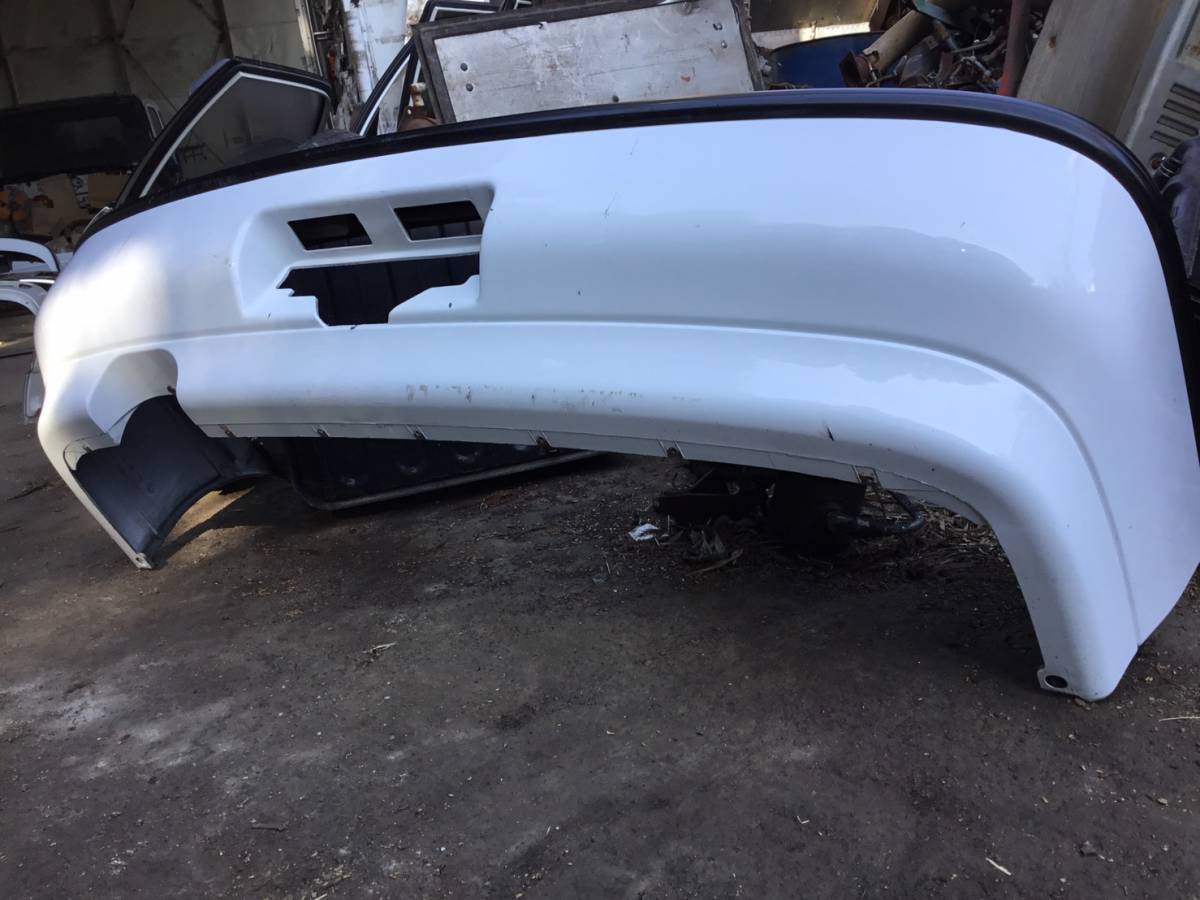  Isuzu Gemini old car rear bumper Assy J 19323 same day shipping possible original white 8943894766