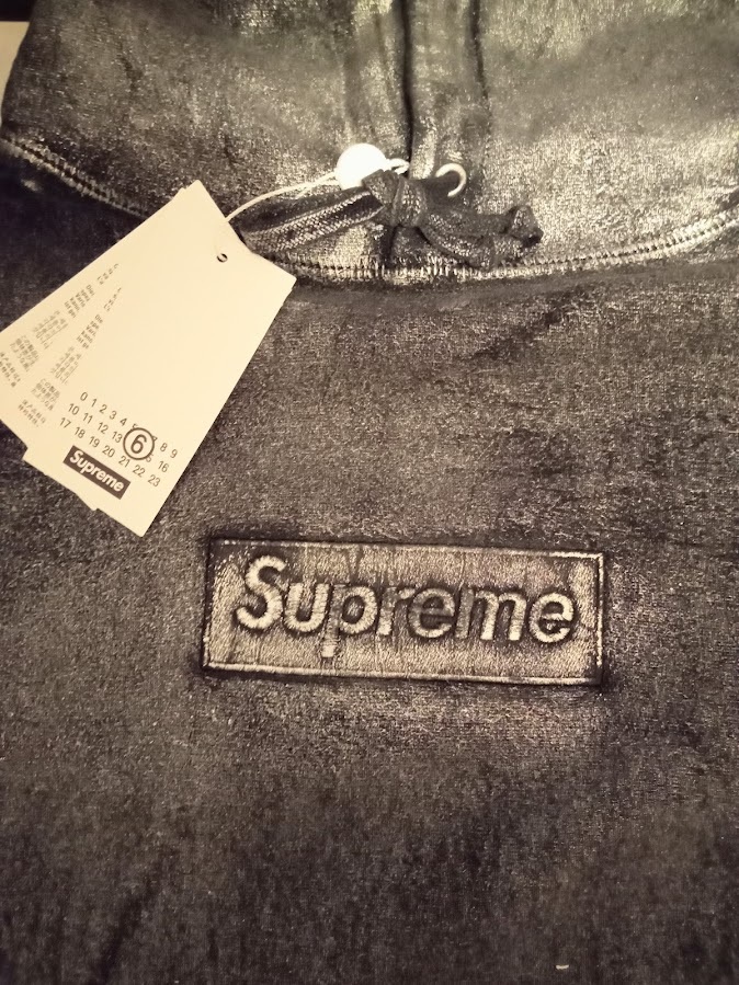 Supreme MM6 Maison Margiela Box Logo Hooded Sweatshirt シュプリーム M 黒_画像2