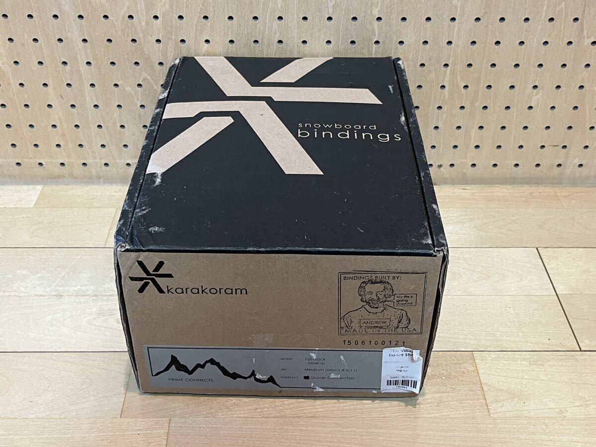 ★未使用★　Karakoram PRIME CONNECT LAYBACK Mサイズ スノーボードビンディング カラコラム プライムコネクト　バックカントリー_画像10