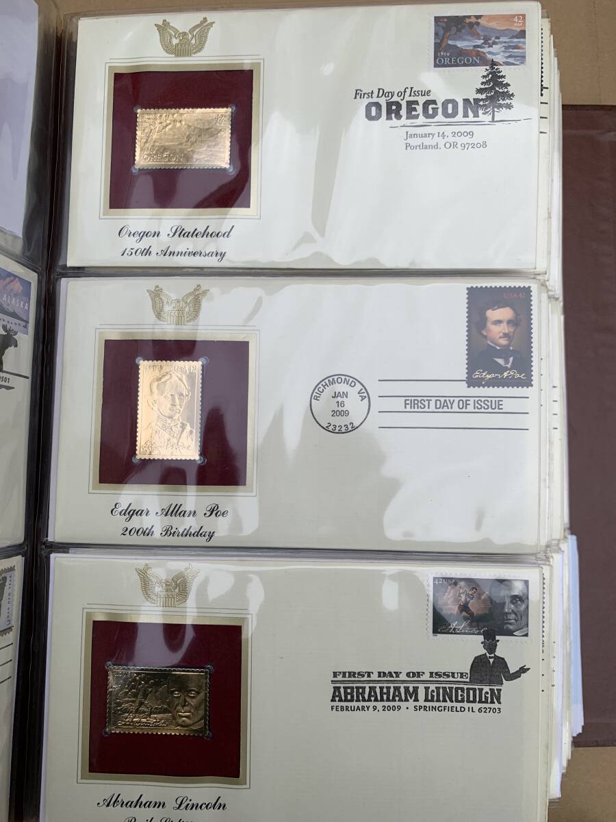3＃W/4288 切手コレクション Golden Replicas of United States Stamps 米国 切手 記念切手 レプリカ まとめ 現状/未確認 200Sの画像5