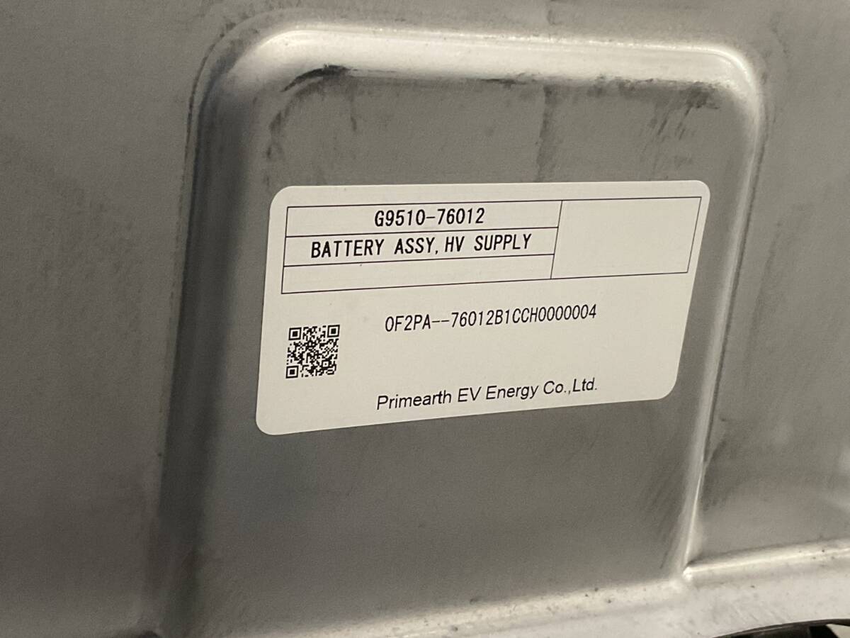 K30* Toyota Prius ZVW30 original Hybrid battery HV battery G9510-76012 service plug attaching operation verification ending *