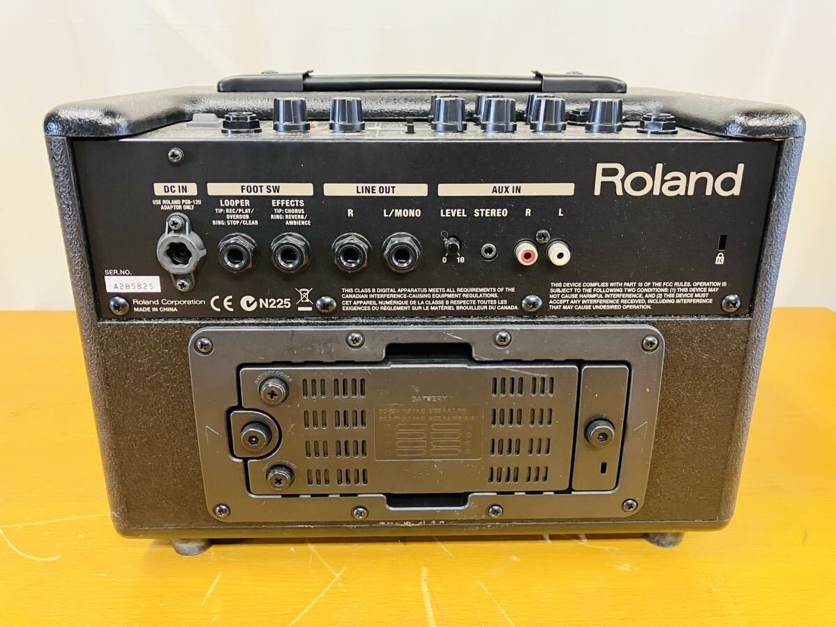 2i6 必見! Roland ローランド Acoustic Chorus AC-33アコースティックギターアンプ 現状品 動作未確認 ジャンク品扱い !_画像6