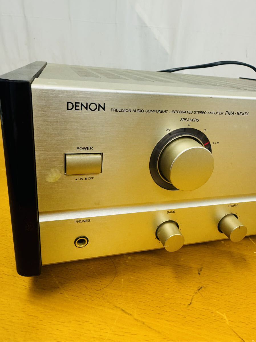 3e116必見! 中古品 DENON デノン PMA-1000G プリメイン アンプ 音響機材 オーディオ 現状品 通電確認済_画像2