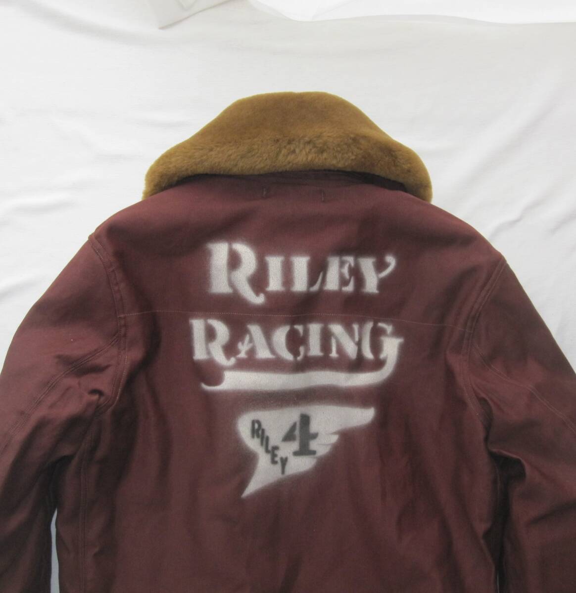 ☆新品 フリーホイーラーズ　“WIND MASTER” WINTER FLYING JACKET (42) "MUROC RILEY SPECIAL" FREEWHEELERS / B-10 b-15 _画像9