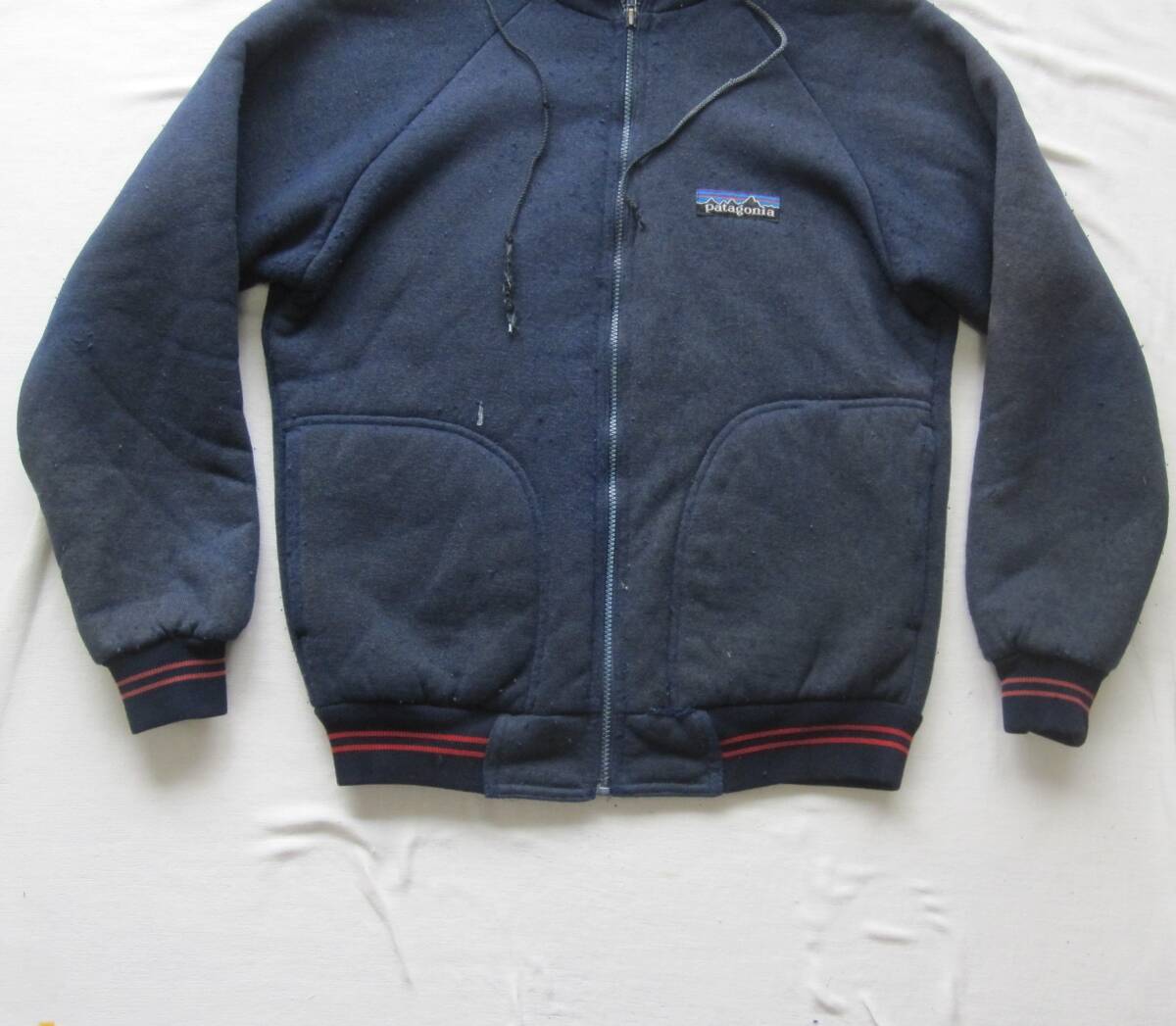 ☆80s パタゴニア パイルジャケット (M) フード デカタグ パーカー / patagonia / vintage レトロ / フーディ / 70s mars グリセード