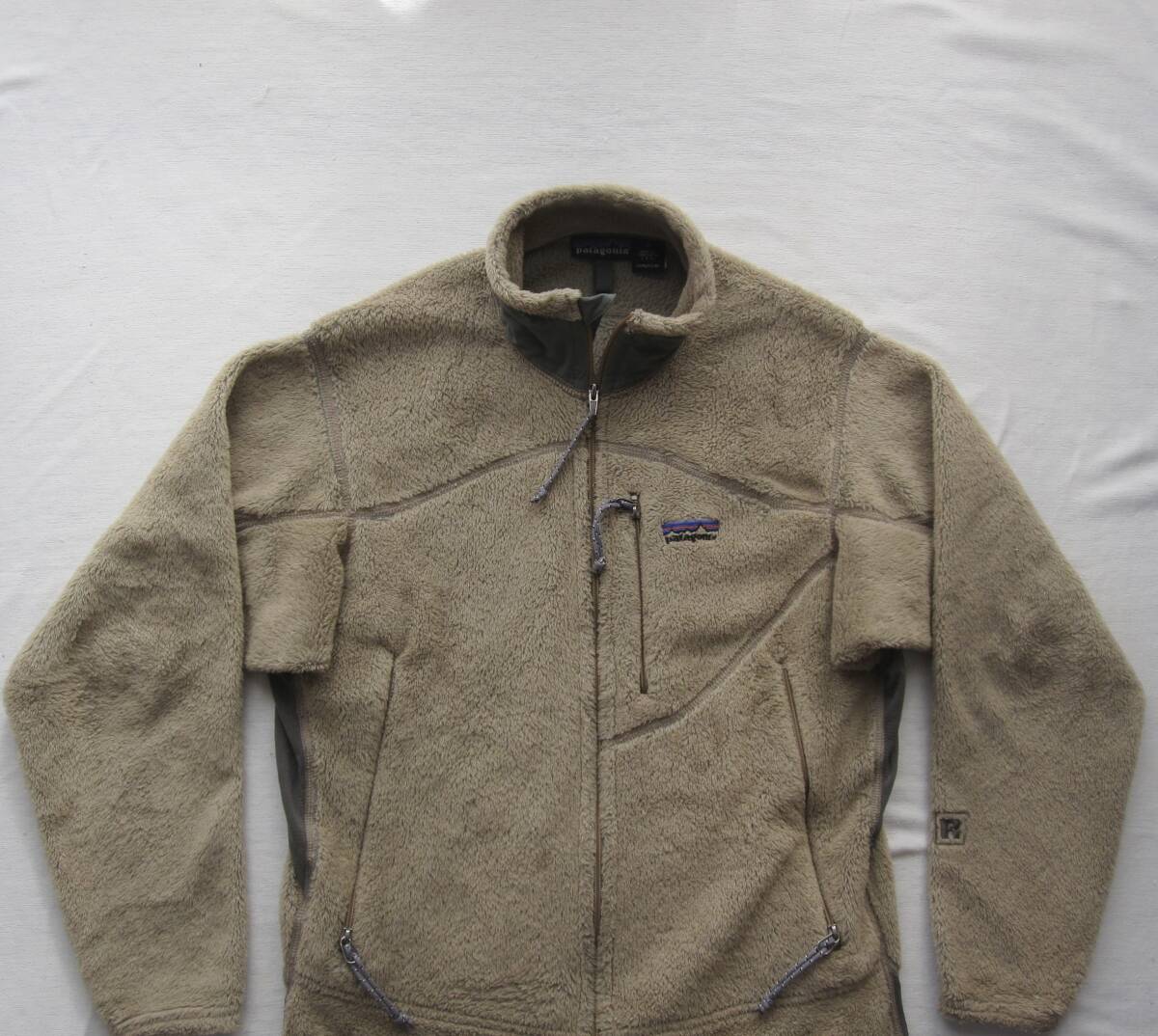 ☆ パタゴニア R2 ジャケット (M) レトロカーキ 2002年 刺繍ロゴ USA製 / patagonia / R4 / レトロ / ヴィンテージ / グリセード / パイル 