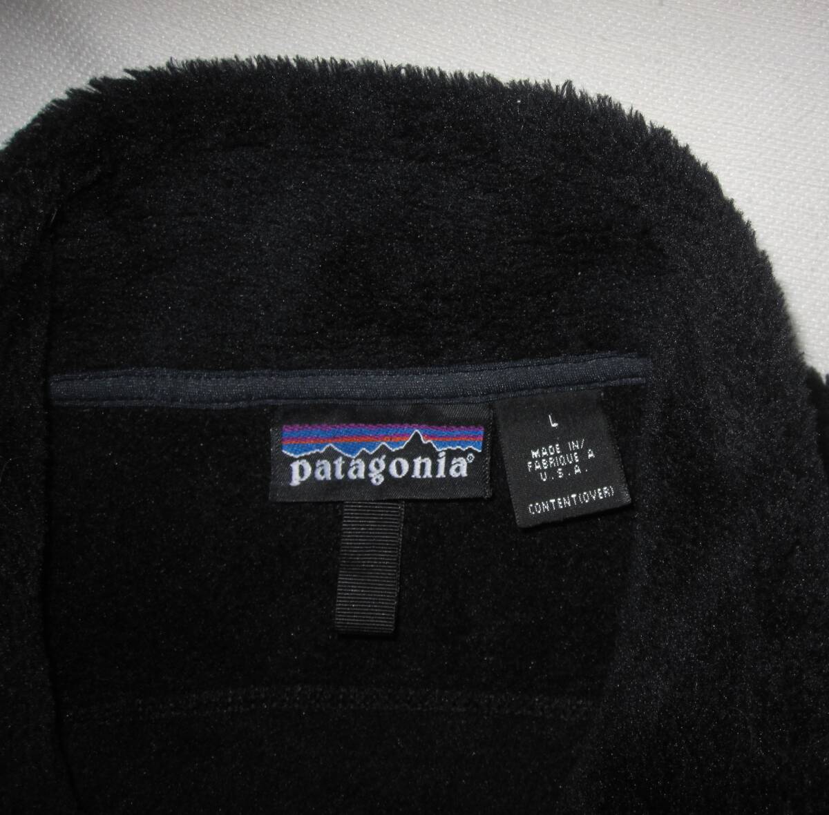 ☆デッド パタゴニア R2 ジャケット (L) 黒 2003年 刺繍ロゴ USA製 / patagonia / R4 / レトロ / ヴィンテージ / グリセード / パイル 