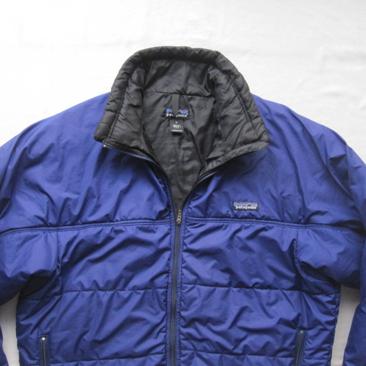 ☆'98 パタゴニア ファイヤーボールジャケット (M) コバルト USA製 / patagonia / R4 / パフボール / mars / グリセード / パイル ベスト_画像2