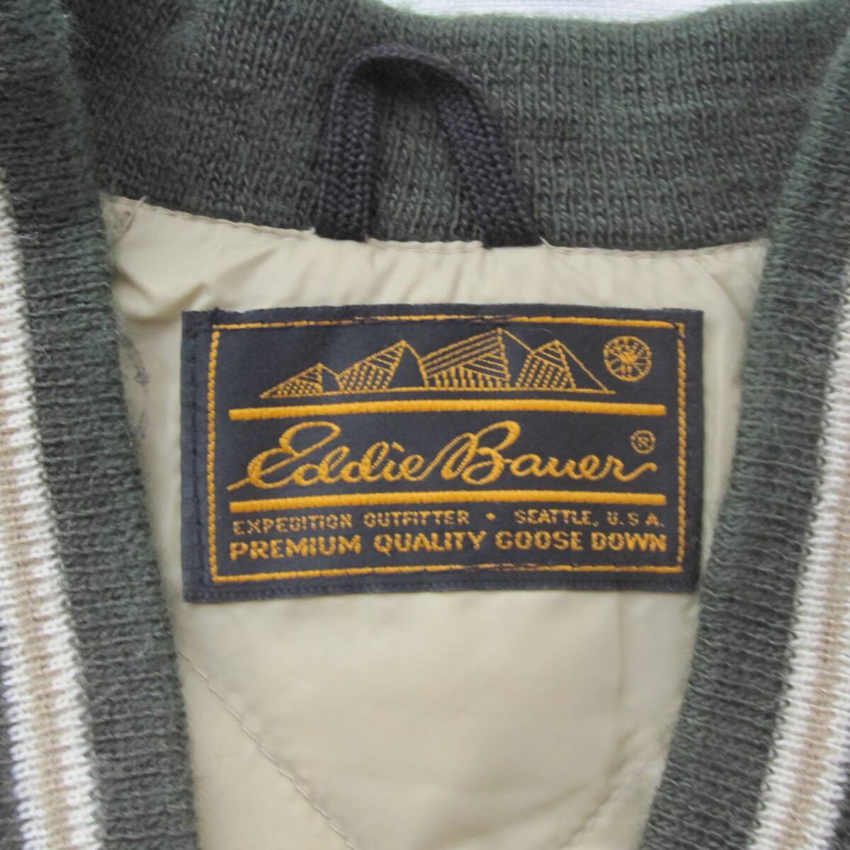 70's エディーバウアー ダウンセーター 黒タグ (L) Eddie Bauer 70's エディーバウアー ダウンセーター 黒タグ (L) Eddie Bauer