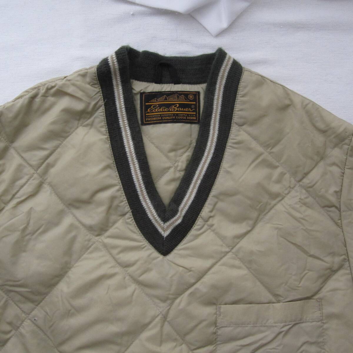 70's エディーバウアー ダウンセーター 黒タグ (L) Eddie Bauer 70's エディーバウアー ダウンセーター 黒タグ (L) Eddie Bauer