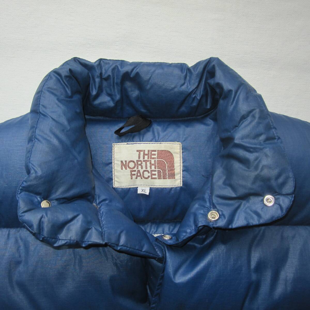 70s ノースフェイス ダウンベスト (XL) / 茶タグ リップストップ 70s ノースフェイス ダウンベスト (XL) / 茶タグ リップストップ