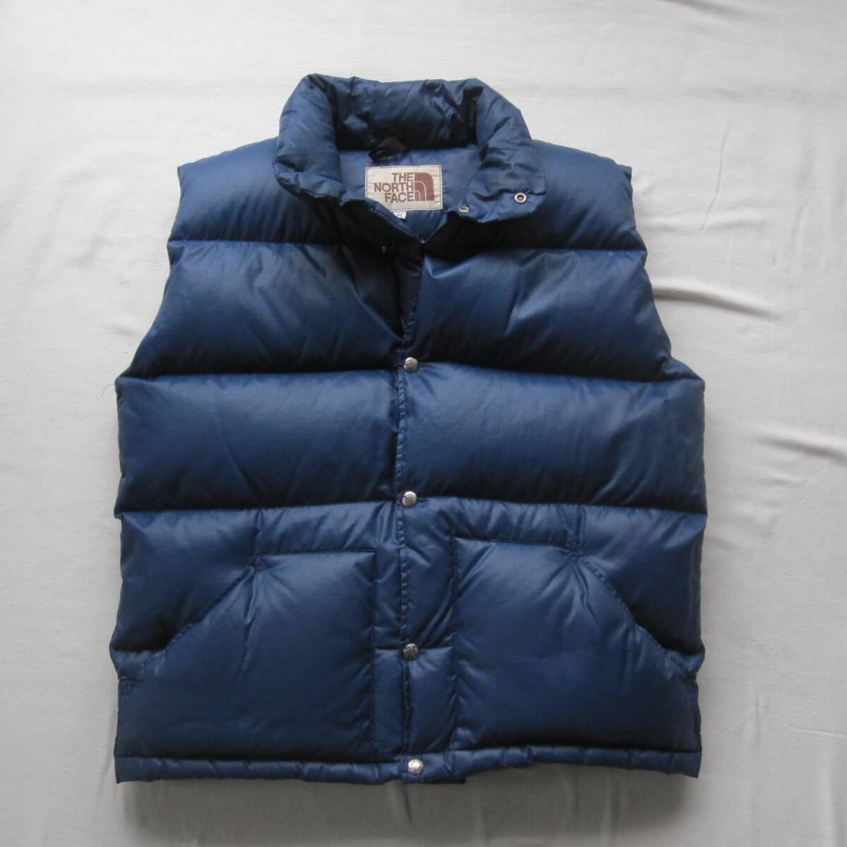 70s ノースフェイス ダウンベスト (XL) / 茶タグ リップストップ 70s ノースフェイス ダウンベスト (XL) / 茶タグ リップストップ