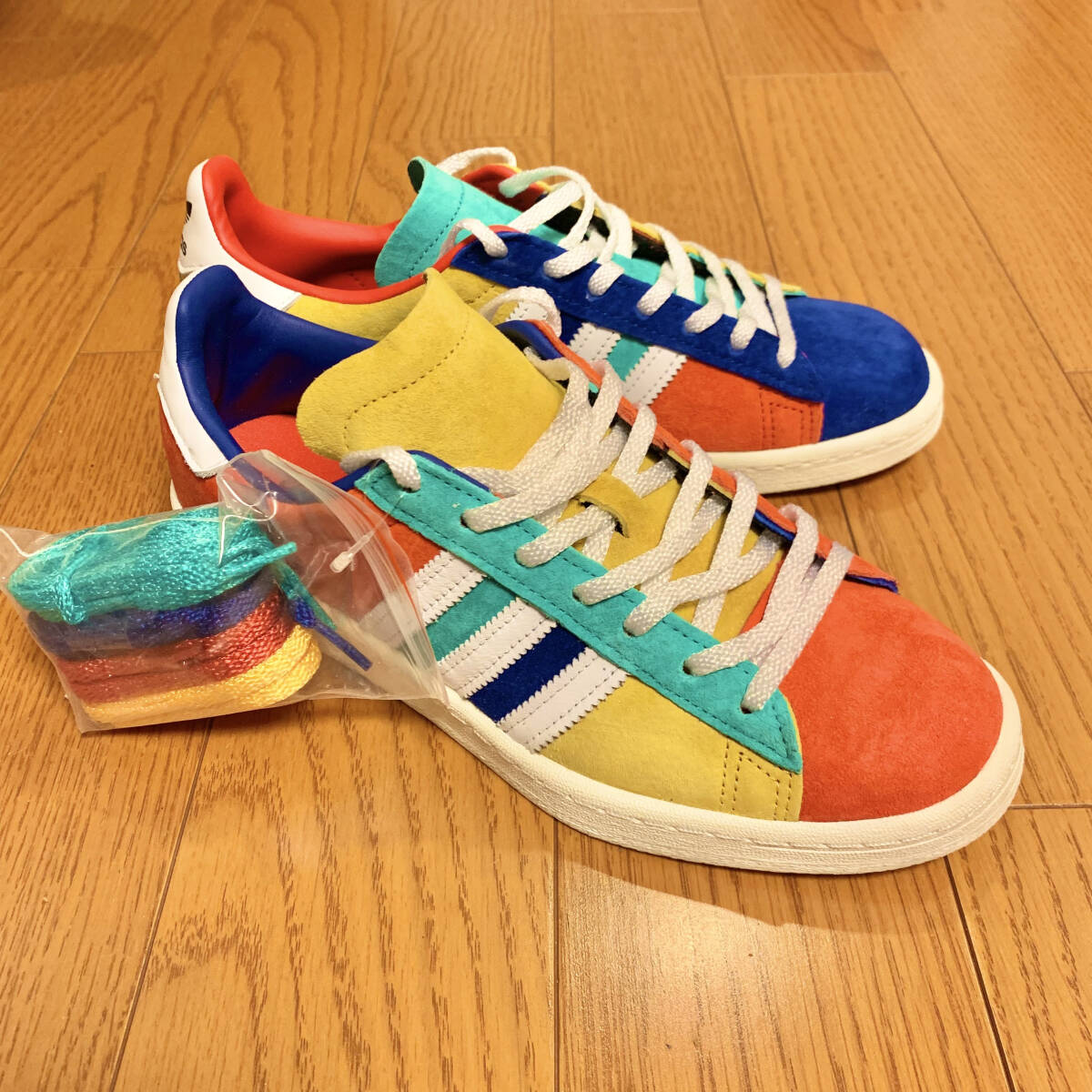 新品デッドストック adidas Campus 80s FW5167 Multi 24.5 アディダス キャンパス 80s クレイジー superstar gazelle spezial dunk samba_画像2