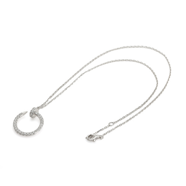  Cartier ju -stroke ankle K18WG white gold necklace used 