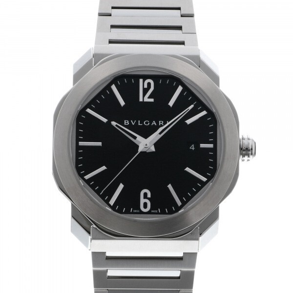 ブルガリ BVLGARI オクト ローマ 102704 OC41BSSD ブラック文字盤 新品 腕時計 メンズ_画像1
