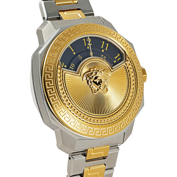 ヴェルサーチ Versace ディロス VEQU01423 ブラック/ゴールド文字盤 新品 腕時計 男女兼用_画像2
