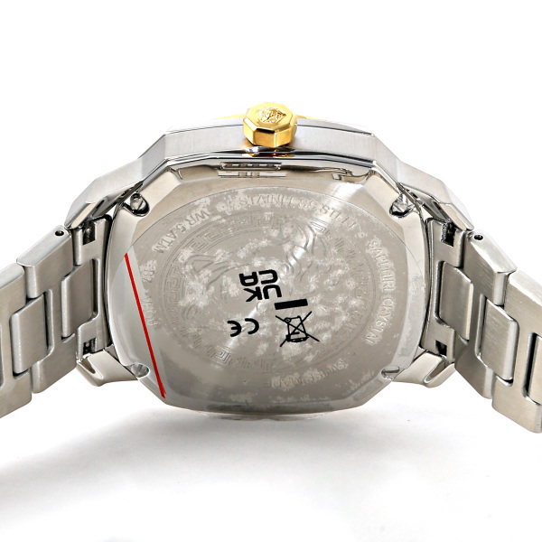 ヴェルサーチ Versace ディロス VEQU01423 ブラック/ゴールド文字盤 新品 腕時計 男女兼用_画像5