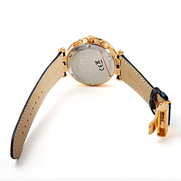 ヴェルサーチ Versace Vレース クロノグラフ VERQ00120 ネイビー文字盤 新品 腕時計 メンズ_画像4