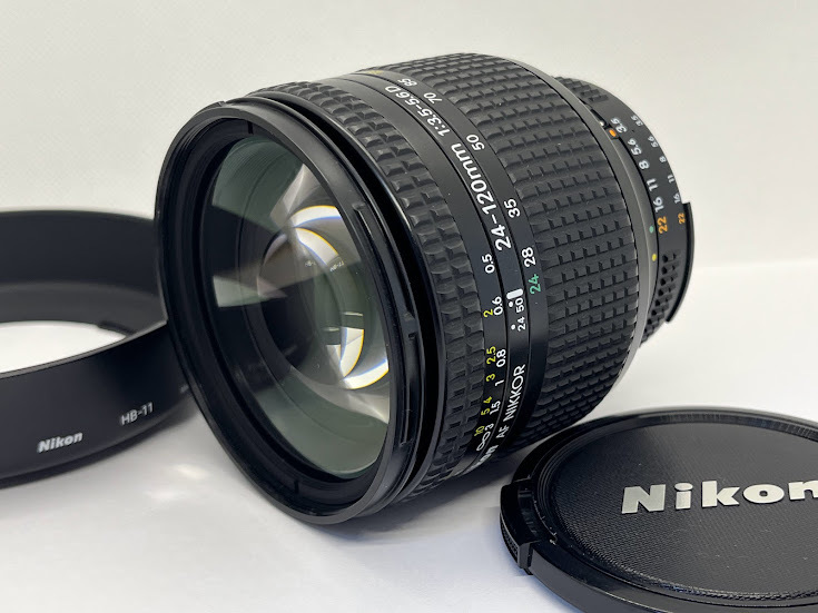 ★極上美品★ ニコン NIKON AF NIKKOR 24-120mm F3.5-5.6 D ★HB-11 レンズフード付き #0316-1   の画像2