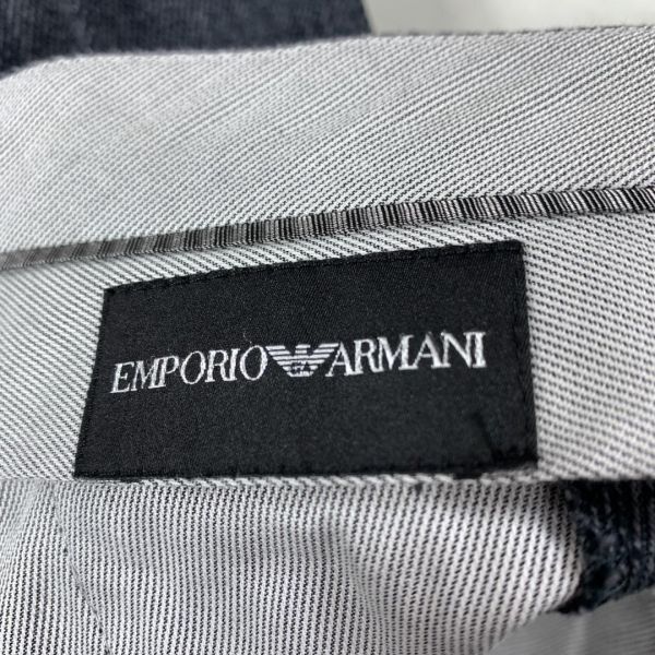 LA515 エンポリオアルマーニ スラックスパンツ ダークグレー系 EMPORIO ARMANI 44の画像5