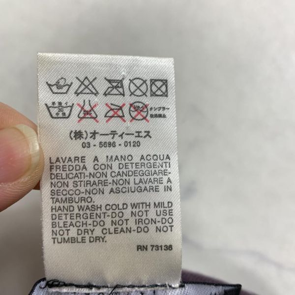 LA672 マックスマーラ タートルネックプルオーバーニット 紫パープル系 Max Mara BODY WEAR ボディウェア 長袖 ウール混 M_画像7