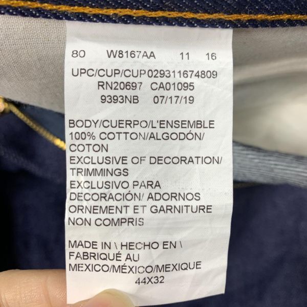 LA861 Dickies ディッキーズ デニムパンツ 紺ネイビー 大きいサイズジーンズ ジーパン 超ビッグサイズ_画像5