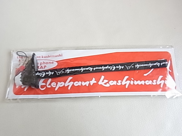  Elephant kasimasiPAO goods 1999-2000 ultra .ROCKTOUR Vol.1 band Logo Mt Fuji strap for mobile phone complete sale goods valuable rare erekasi.book