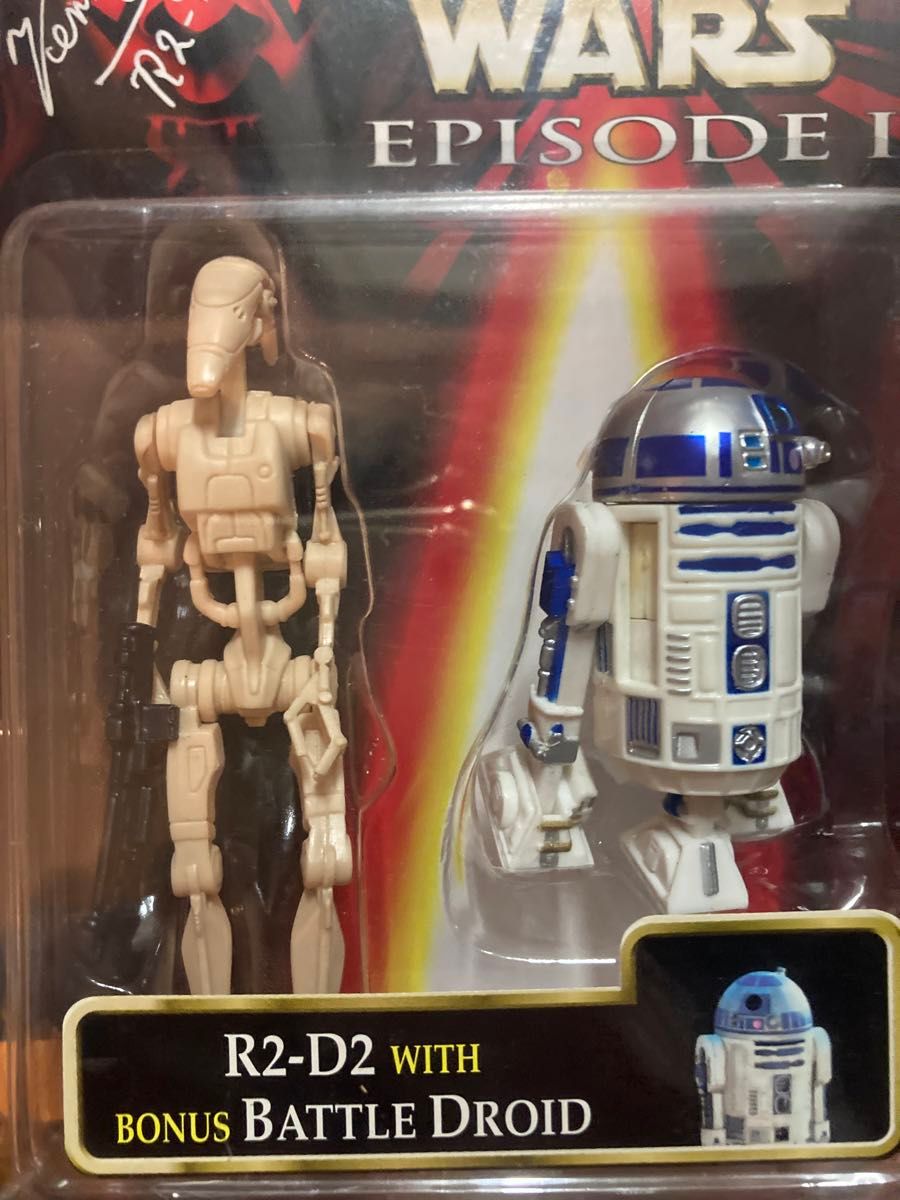 サイン入り☆ r2d2 スターウォーズ R2-D2 フィギュア ルーク c3po レイア ハンソロ ベイダー アナキン オビワン