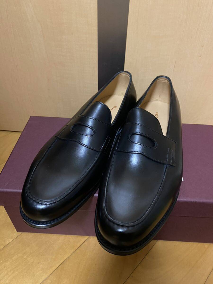 早い者勝ち　新品　JOHN LOBB LOPEZ 26.5cm 8E ローファー ブラック ロペス_画像1