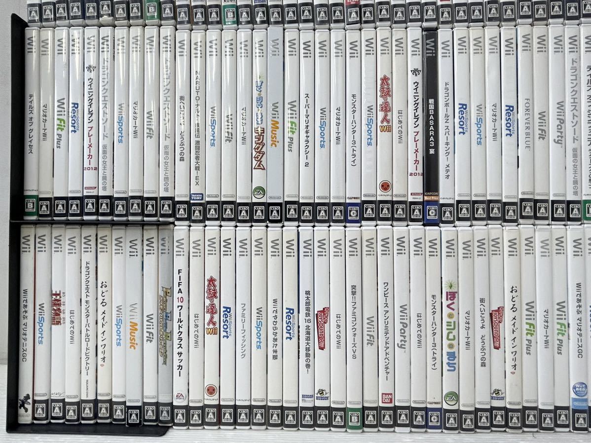 D ジャンク！1円〜 Wii ゲームソフト 計202本 約30kg Nintendo ニンテンドーまとめ 大量 未確認/ドラクエ/どうぶつの森/モンハン/桃鉄/他_画像5
