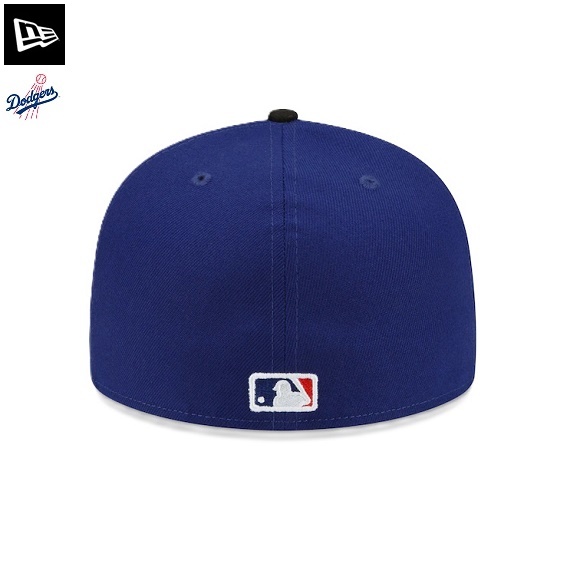 ★UK直輸入★ニューエラ★MLB ロサンゼルス・ドジャース 59FIFTY キャップ★青x白黒 ７3/8★_画像4