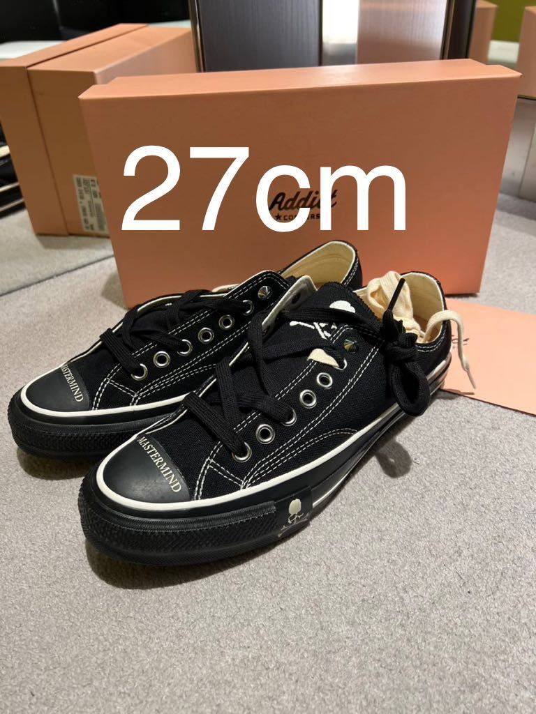 新品 27cm Converse Addict x Mastermind Japan マスターマインド 1CL731 CHUCK TAYLOR CANVAS MMJ OX コンバース_画像1