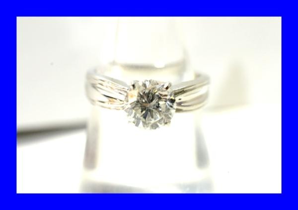 人気メーカー・ブランド プラチナ ○新品同様 Pt900 R0070 5.3g リング 指輪 1.00ct ダイヤ プラチナ台
