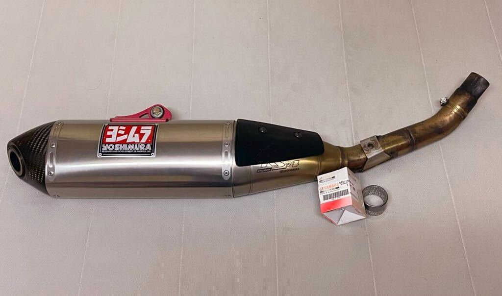 WR250X /WR250R US Yoshimura slip-on Cyclone ( slip-on muffler ) RS-4 large scratch less freebie attaching 