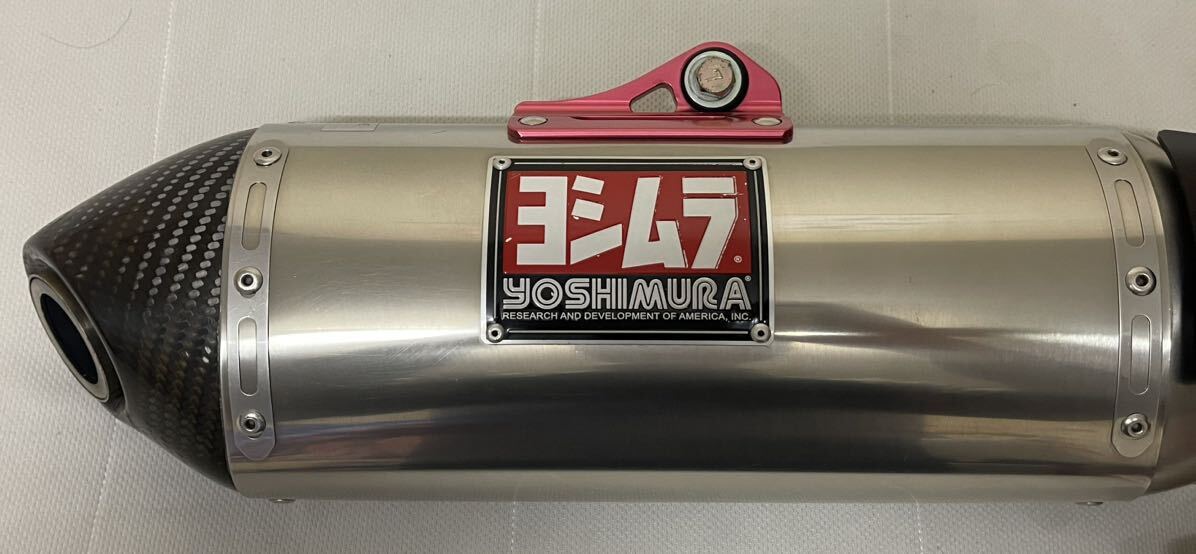 WR250X /WR250R US Yoshimura slip-on Cyclone ( slip-on muffler ) RS-4 large scratch less freebie attaching 